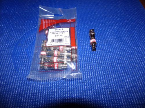 New 6dB Attenuator BNC Connector 50 Ohm 1/2 watt