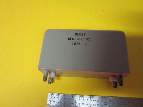 VINTAGE BLILEY QUARTZ FILTER BFN 1675 KC FREQUENCY