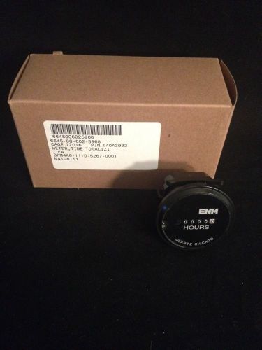 NEW ENM Time Totalizing Hour Meter Quartz T40A3932 4-40V DC