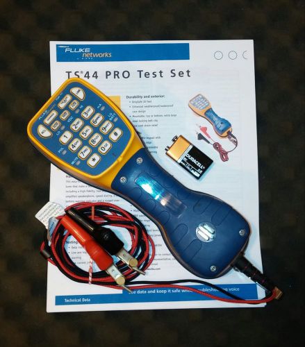 New Fluke TS44 Pro Test Set Butt Set