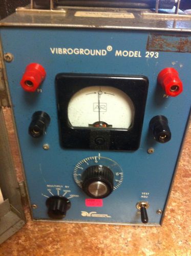 VIBROGROUND 293A  4 Point Test Kit  **MAKE AN OFFER**