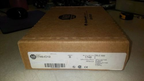 ALLEN BRADLEY SLC 500 1746-IO12 SER B I/0 COMBINATION MODULE NEW