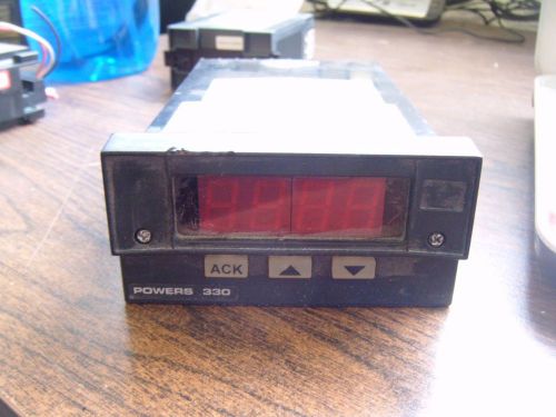 POWERS PROCESS CONTROLS PROCESS MONITOR FLOWMETER 330