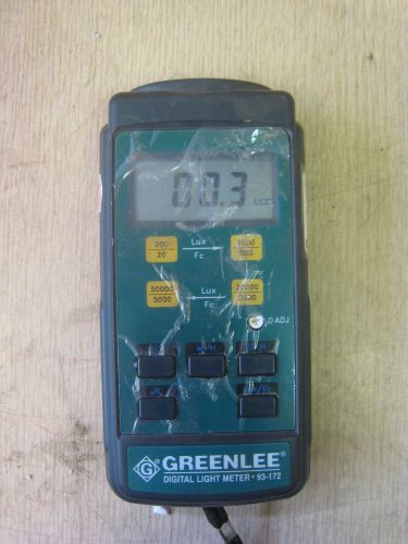 Greenlee 93-172 Digital Light Meter FREE SHIPPING