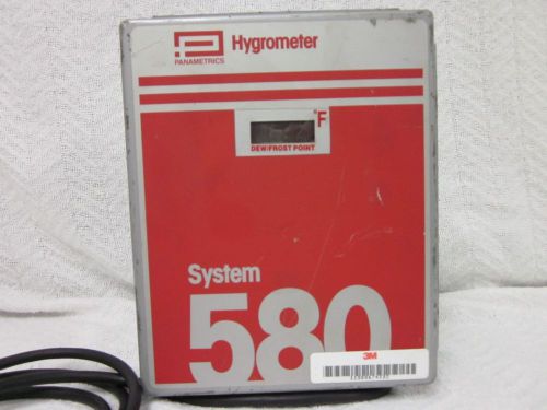 Panametrics Hygrometer System 580 Mod. 580H2-122-2200 Dew/Frost Point Fahrenheit