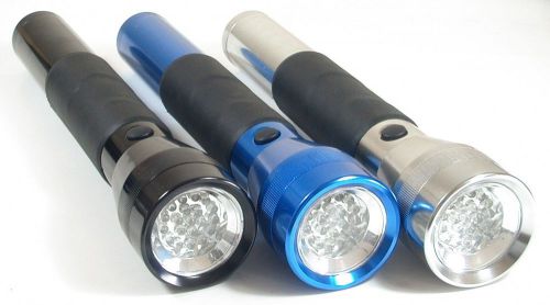 NEW Full Size ALUMINUM Alloy 20 White LED 3D Flashlight Light Durable Heavy Duty