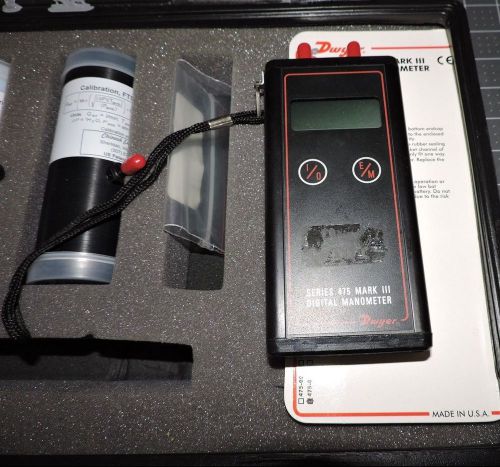 Chinook Engineering Dwyer 475 Mark III Digital Manometer