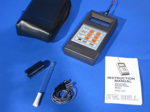 Bell 4048 Gauss Tesla Meter - With Probe / Manual / Case etc.