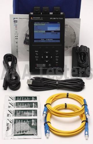 Afl noyes ofl 280-100 sm fiber flextester otdr w vfl power mtr ofl280-100 ofl280 for sale