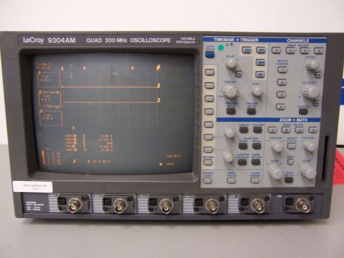 7894 LECROY 9304AM QUAD 200 MHZ OSCILLOSCOPE 100MS/S 200KPTS/CH