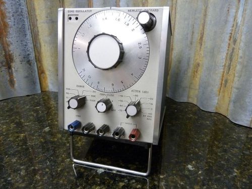 Hewlett packard agilent hp 204d audio oscillator option 02 ships free untested for sale