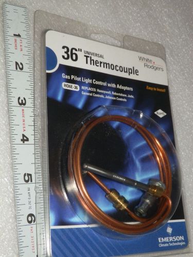 Thermocouple with adapter   white rodgers h06e-036 36&#034; replacement (k7) for sale