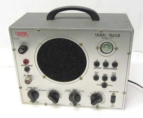 VINTAGE Eico 147 Signal Tracer Tube Tester Amp Preamp Audio 52541