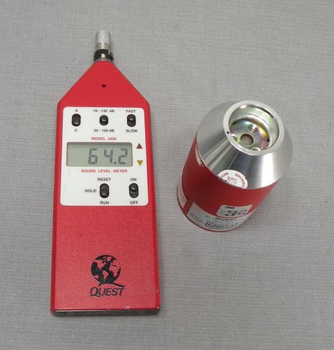 Quest Electronics Model 2400 Sound Level Meter w/ CA-12B Calibrator