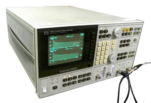 HEWLETT PACKARD HP / AGILENT DYNAMIC SIGNAL ANALYZER MODEL 3562A