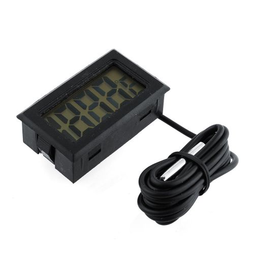 Black -50~+110°c digital lcd display electrical thermometer for fridge for sale