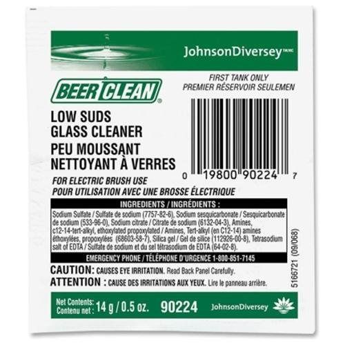 Diversey 90224 low suds glass cleaner 14gram powder for sale