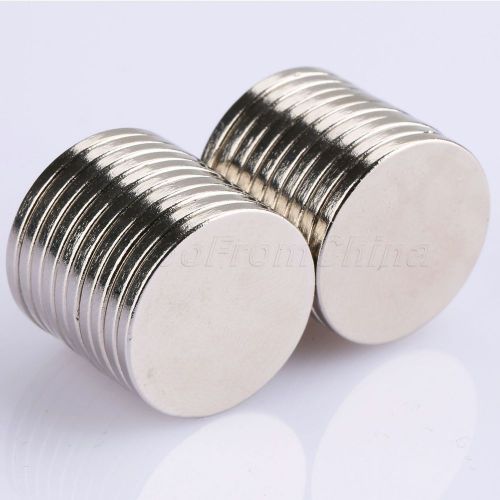 20Pcs N35 Super Strong Round Slice Disc Magnet Rare Earth Ndfeb Neodymium 20x2mm