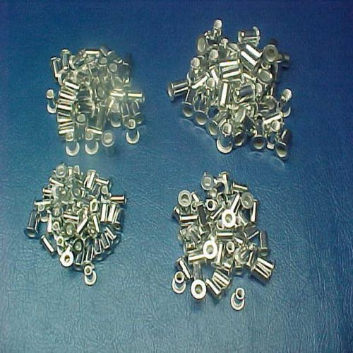 100pc 25ea 6-32 8-32 10-24 1/4-20 s,a,e  nut rivet insert blind all aluminum gun for sale