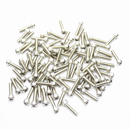 M1.6 M2 M2.5 DIN912 Hex Socket Head Cap Screws A2 Stainless Steel 100/500/1000