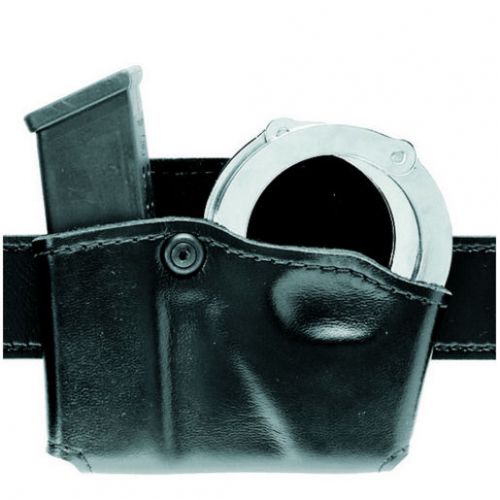 Safariland 573-419-21 Black Plain Single Paddle Mag w/ Cuff Pouch S&amp;W M&amp;P .45