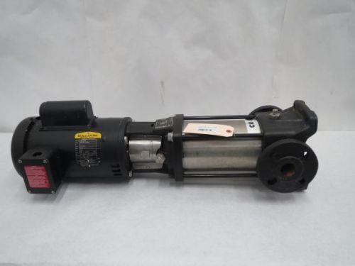 GRUNDFOS CR1S-13 A-FGJ-A-E-HQQE &amp; BALDOR 84Z 04004 1HP CENTRIFUGAL PUMP B239819