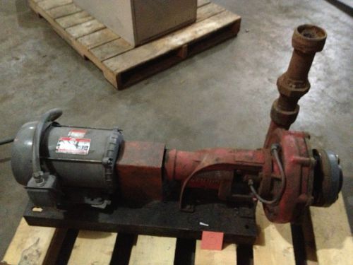 DEMING ELECTRIC PUMP 5HP DAYTON MOTOR 1750RPM (40)