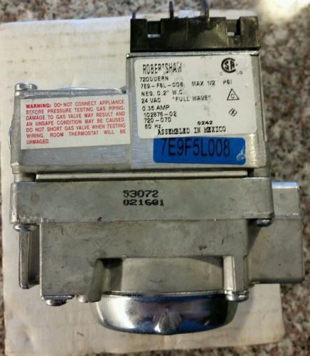 RobertShaw 7E95FL008 Gas Valve 7200DERN 10287602