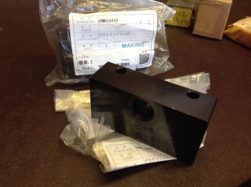 MAKINO 16M61A410 MANIFOLD PNEUMATIC BLACK ANODIZED NEW JAPAN $99