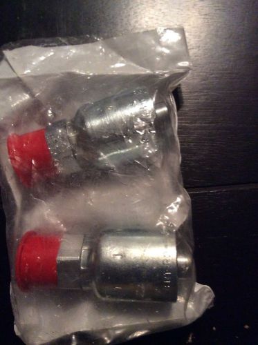 Lot Of 2 Parker Hydraulic Fittings #1J043-8-8