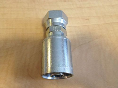 Eaton weatherhead coll-o-crimp 43012u-s72 female swivel straight fitting for sale