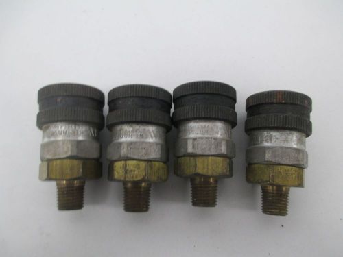 LOT 4 NEW HANSEN SERIES 3-RL QUICK RELEASE COUPLING 1/4IN NPT 5/8IN ID D312883