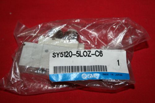 NEW SMC Pneumatic 24VDC Valve SY5120-5LOZ-C6 - SY51205LOZC6 BRAND NEW - BNIP