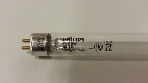 2x philips tuv 8w g8 t5 bulb lamp tube short wave germicidal uv filter for sale