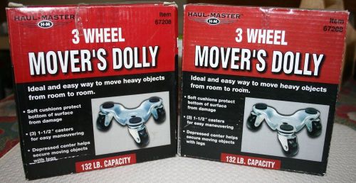 (2) 3 wheel haul-master  mover&#039;s dolly for sale