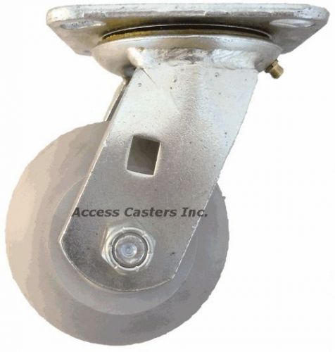 42pcasn 4&#034; case swivel caster, non marking wheel, 400 lb. capacity for sale