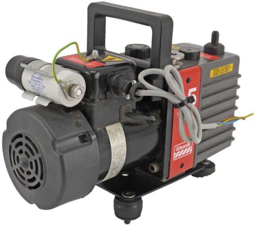 Edwards 1.5 E2M-1.5 1.2CFM Rotary Vane Dual-Stage Mechanical Vacuum Pump