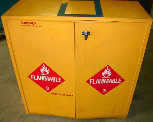 Scimatco wooden fire safety cabinet 44&#034; x 43&#034; x 18&#034; ***xlnt*** for sale