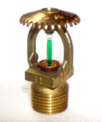 Reliable 200*f fire sprinkler head quick response brass upright 1/2&#034; npt k=5.6 for sale