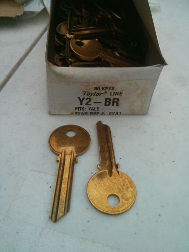 taylor key blanks y2 fits Yale  6YA1 Lot of 20