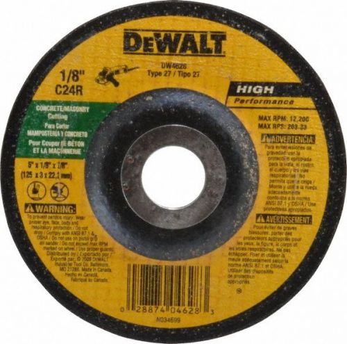 Abrasive Wheel - (25 count)  -   Masonry - 5&#034; x 1/8&#034; x 7/8&#034; - Dewalt