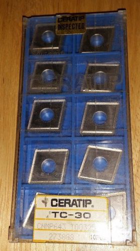 10 PCS CNMP-643 T00325 TC-30 Kyocera Ceratip Carbide Inserts