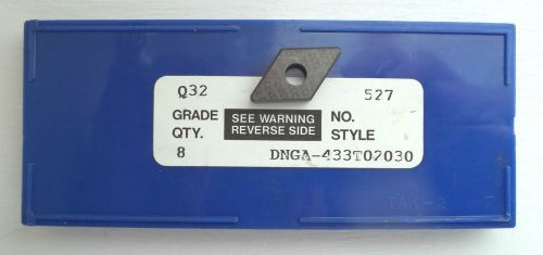 7 New Valenite DNGA-433 T02030 Q32 Ceramic Turning Inserts