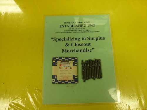 SCREW MACHINE DRILL #10 (.1935&#034;) HIGH SPEED 118 PT BLACK NEW CANADA 12PCS $5.40