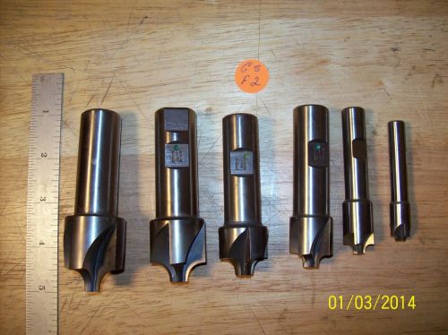 Milling- Drilling Radius cutting Tools 6-Pc’s H.S.S. V.G.U.C.