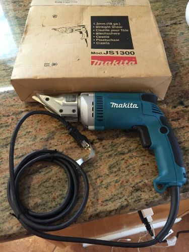 Makita JS1300 18 Gauge Straight Shear w/Full Factory Warranty