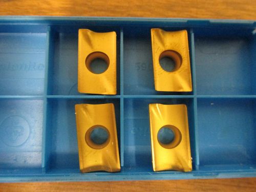 (4) VALENITE  VALMILL CARBIDE INSERTS APET160404HS VP5142