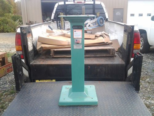 Burr king sander pedestal stand like baldor buffer / grinder cast base and mount for sale