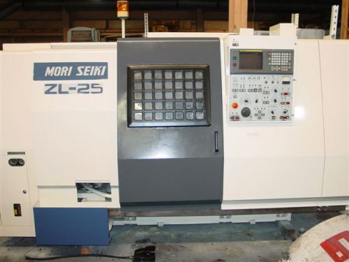 20.05&#034; swg 25.4&#034; cc mori seiki zl-25b/500 cnc lathe, fanuc 16tt, 10&#034;chk., 4-axis for sale