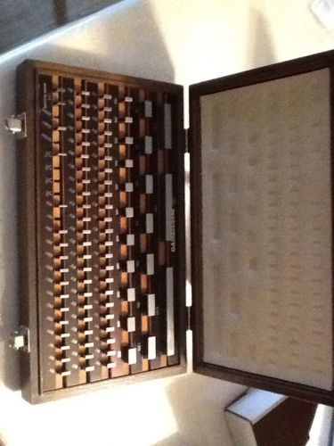 complete 81 pc.MITUTOYO Grade &#034;A&#034; gage gauge Block Set inspection Machinist